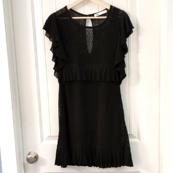 Zara Dresses & Skirts - Zara Lace Knit Dress